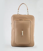 Load image into Gallery viewer, Crème caramel AVAIA bag with a handheld strap, on a white studio background.