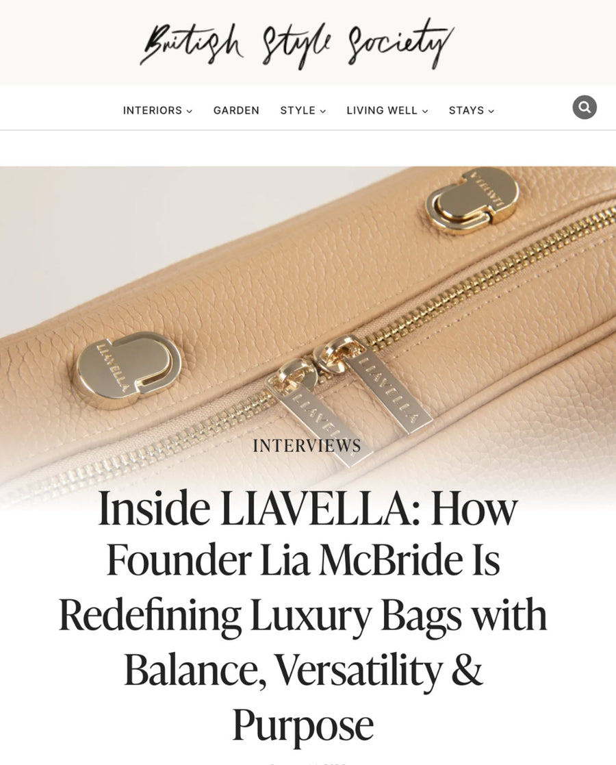 British Style Society interview with LIAVELLA founder Lia McBride