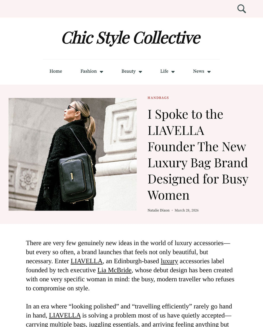Chic Style Collective interview with LIAVELLA founder