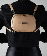 Load image into Gallery viewer, Double Long Leather Straps: Crème Caramel
