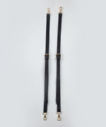 Load image into Gallery viewer, Double Long Leather Straps: Noir
