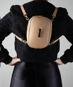 Load image into Gallery viewer, Double Long Leather Straps: Crème Caramel
