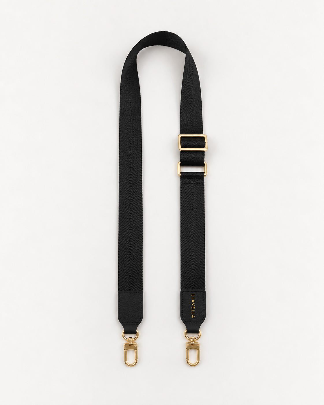 Slim Fabric Strap: Noir
