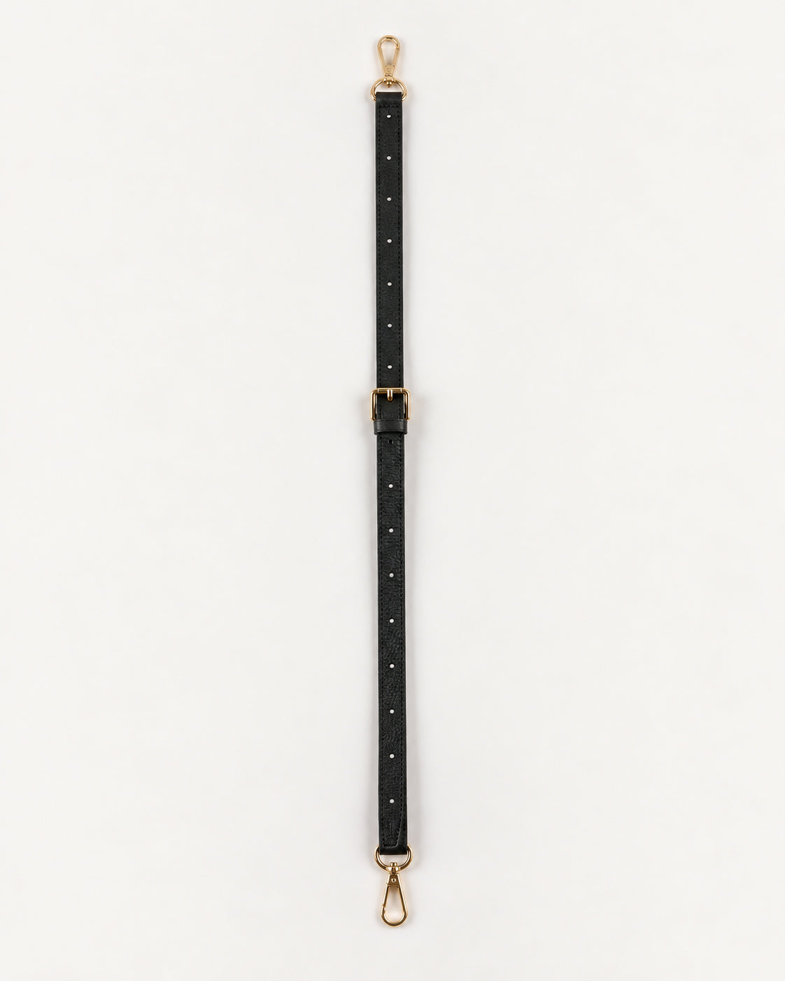 Long Leather Strap: Noir